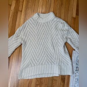 a new day Cream Chevron Knit Sweater